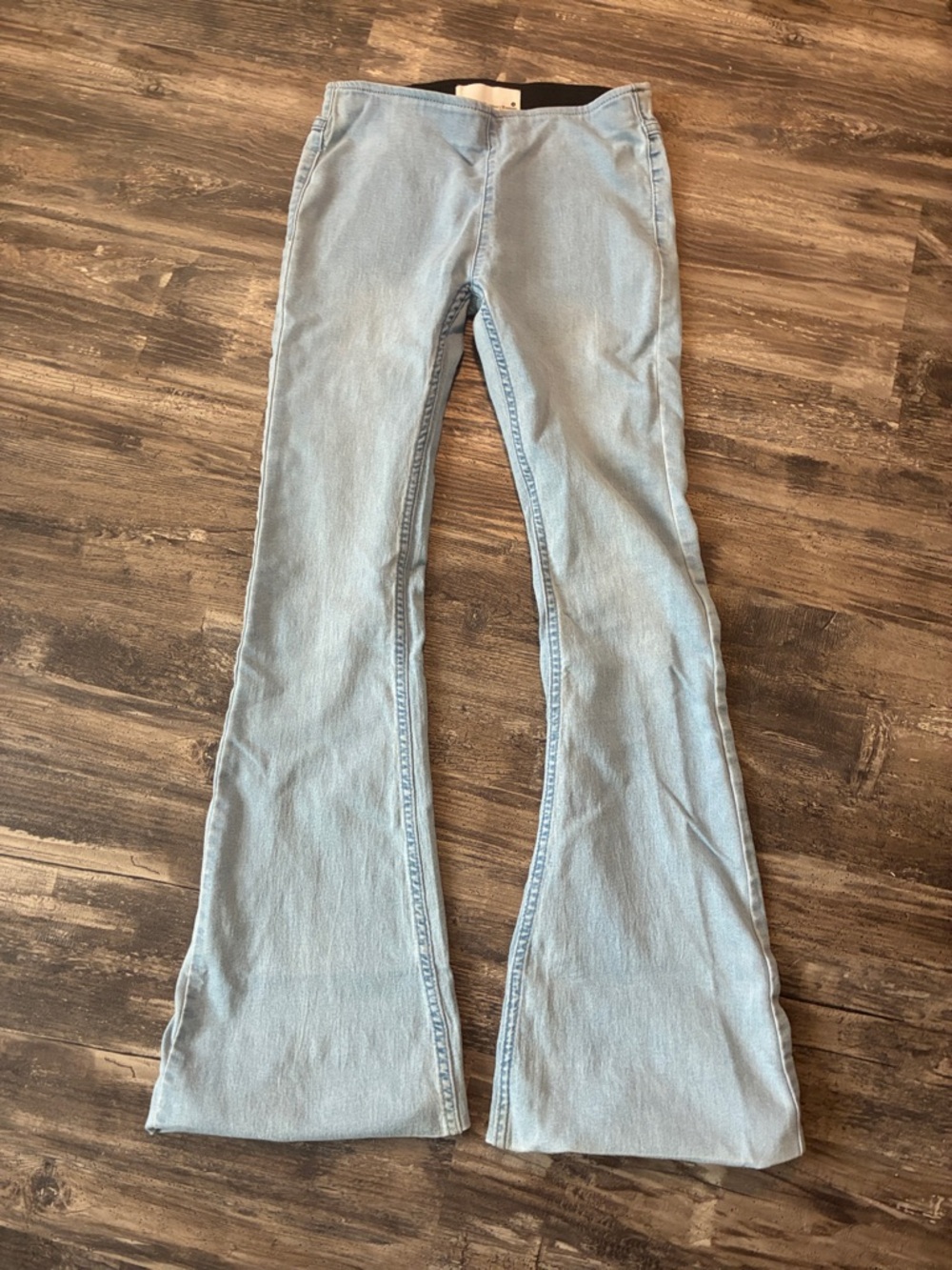 Newbury Kustom Light Blue Flare Jeans